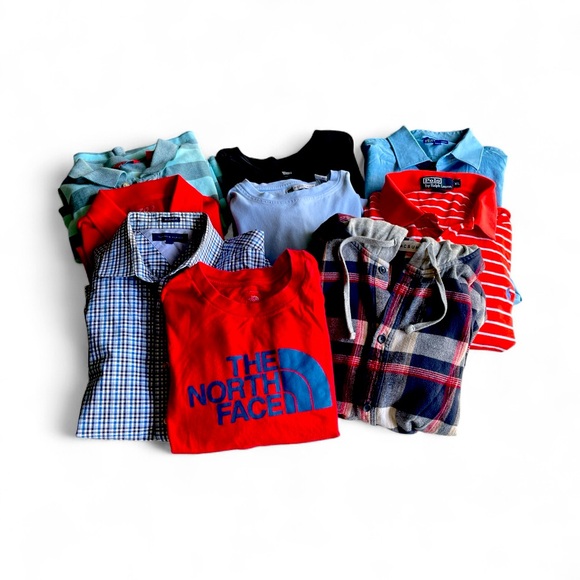 9 Men’s Shirt Lot - Name-Brand High Quality Size Large & XL - Picture 1 of 11